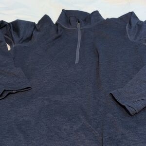 REI Women's Dark Blue Zip Up Sweater